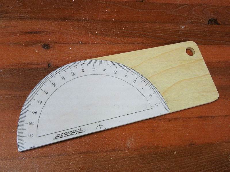 Radius laid out with the compass.